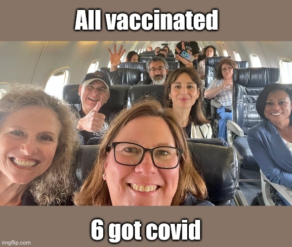 All vaccinated 6 got covid | made w/ Imgflip meme maker