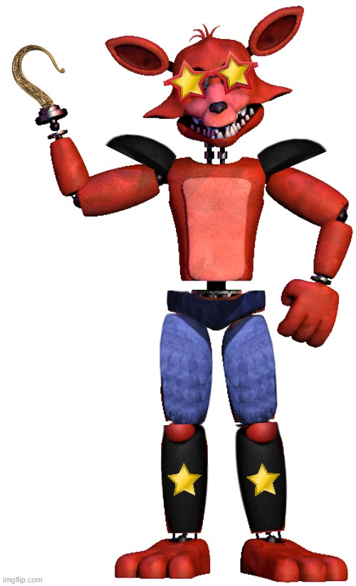 Glamrock Foxy | image tagged in fnaf,foxy | made w/ Imgflip meme maker