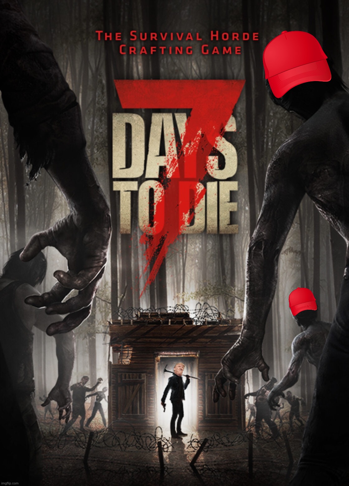 More terrifying than the original. Coming soon. | image tagged in 7 days to die,trump 7 days,video game,video games,trump inauguration,mike lindell | made w/ Imgflip meme maker