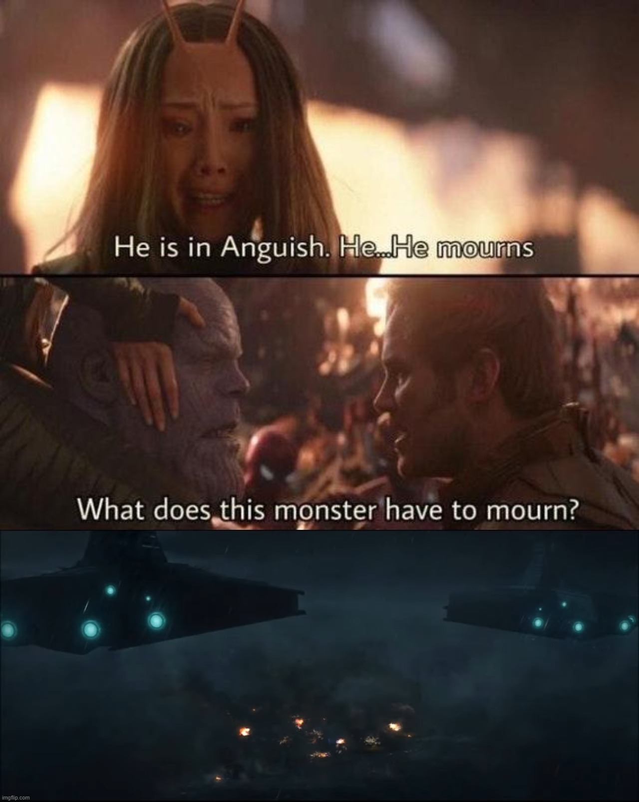 image tagged in he mourns updated | made w/ Imgflip meme maker