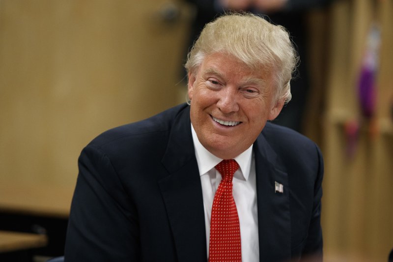 High Quality Trump smiling Blank Meme Template