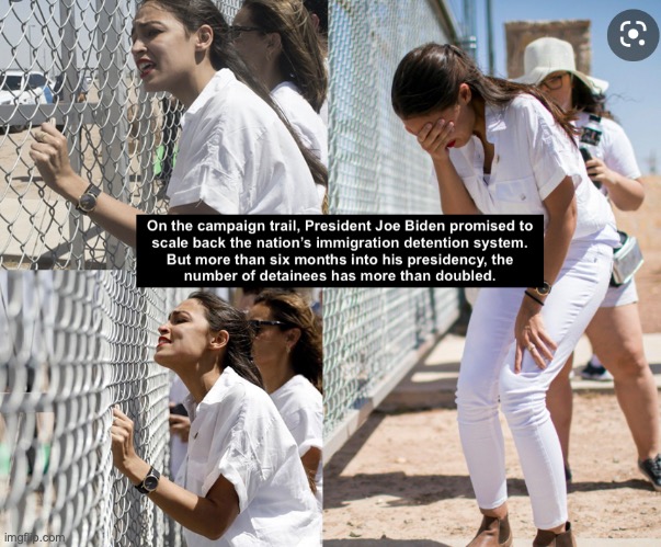 image tagged in aoc,joe biden,immigration | made w/ Imgflip meme maker