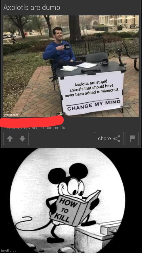 image tagged in how to kill with mickey mouse | made w/ Imgflip meme maker