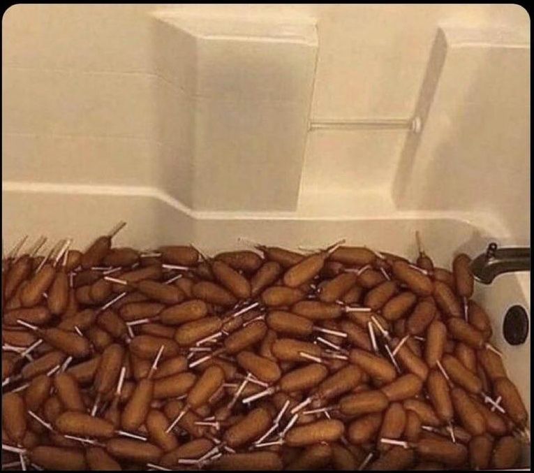 High Quality tub o corndogs Blank Meme Template