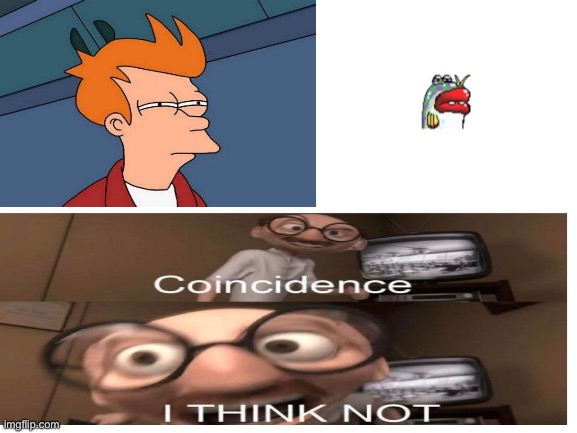 Did you see the similarities? | image tagged in blank white template | made w/ Imgflip meme maker