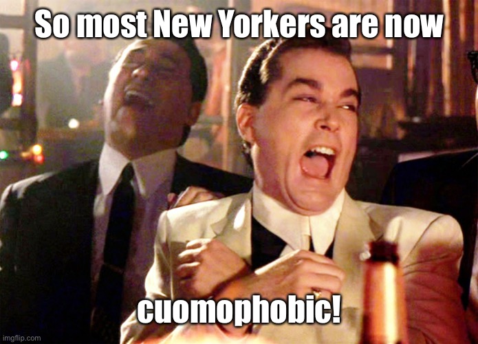 Good Fellas Hilarious Meme | So most New Yorkers are now cuomophobic! | image tagged in memes,good fellas hilarious | made w/ Imgflip meme maker