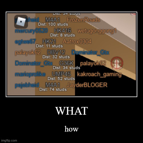 look harder at the killfeed and you will see me and the person i killed die at the same time | image tagged in demotivationals,memes,roblox,roblox meme,phantom forces | made w/ Imgflip demotivational maker