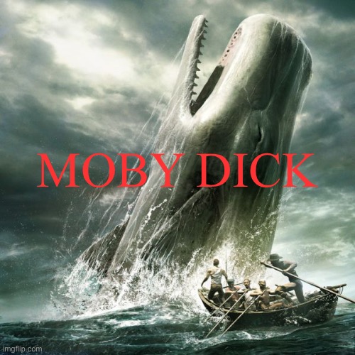 moby dick | MOBY DICK | image tagged in moby dick | made w/ Imgflip meme maker