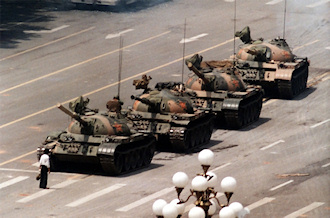 High Quality Tiananmen Tank Man Blank Meme Template