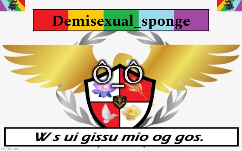 Ô_Ô | Ô_Ô | image tagged in ppolice template,demisexual_sponge | made w/ Imgflip meme maker