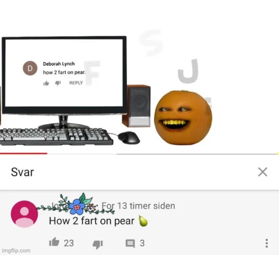 How to fart on pear | made w/ Imgflip meme maker