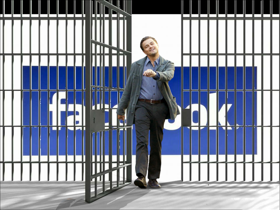 Leo strutting out of FB jail Blank Meme Template