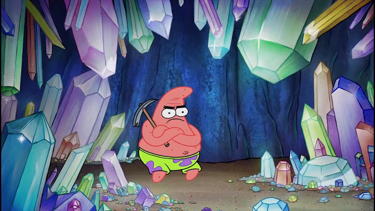 High Quality patrick in cave Blank Meme Template