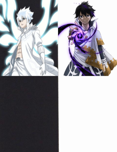 Zeref Dragneel Forms Blank Meme Template