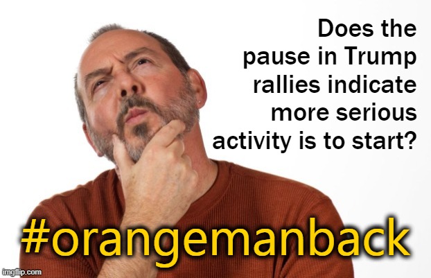Buckle up, Buttercup. Things are about to get really interesting. | Does the pause in Trump rallies indicate more serious activity is to start? #orangemanback | image tagged in trump 2020,election fraud,audits | made w/ Imgflip meme maker