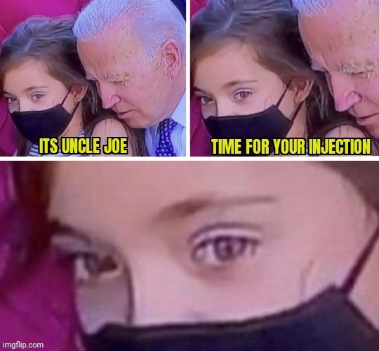 CREEPY UNCLE JOE | image tagged in joe biden,creepy | made w/ Imgflip meme maker