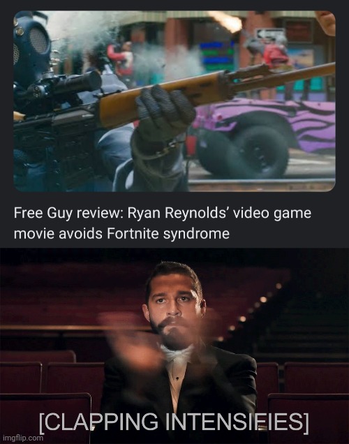 When even Ryan Reynolds hates Fortnite | image tagged in fortnite,ryan reynolds,hate,movie | made w/ Imgflip meme maker