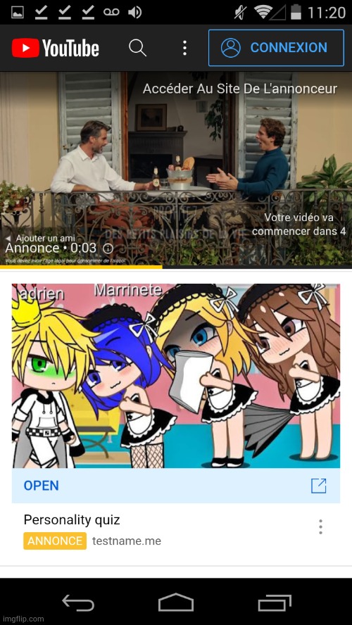 So I was scrolling on YouTube and saw this Gacha ad. | image tagged in gacha life,ads,youtube,gacha club,gacha | made w/ Imgflip meme maker