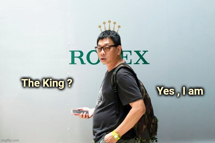 Not a coincidence | Yes , I am; The King ? | image tagged in king,crown,x x everywhere,deal with it like a boss,the one | made w/ Imgflip meme maker