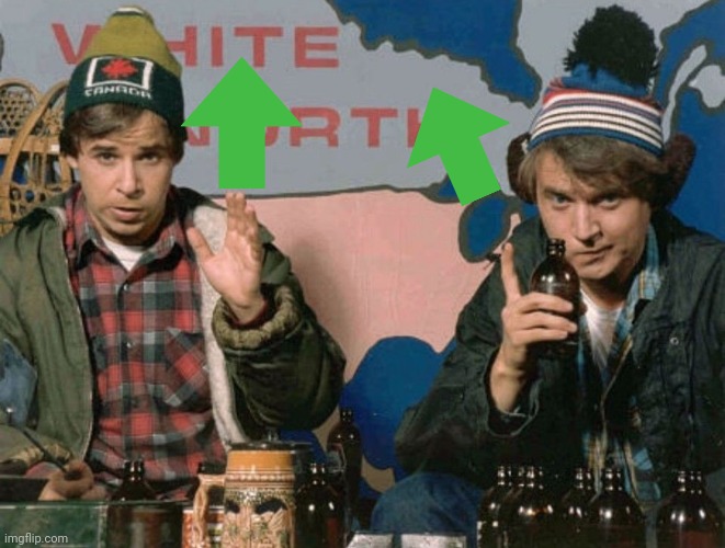 Bob and Doug McKenzie | image tagged in bob and doug mckenzie | made w/ Imgflip meme maker