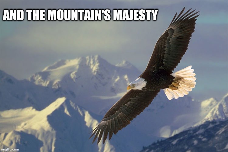 AND THE MOUNTAIN'S MAJESTY | made w/ Imgflip meme maker