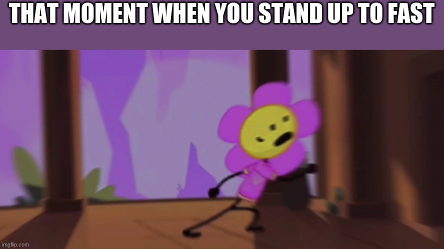THAT MOMENT WHEN YOU STAND UP TO FAST | made w/ Imgflip meme maker