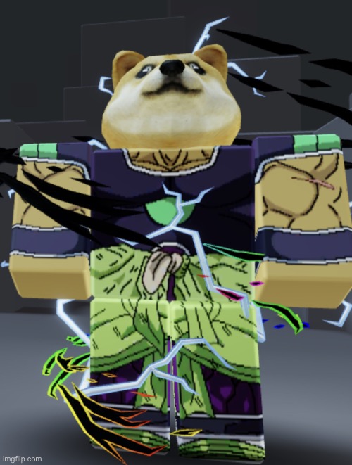 doge broly | image tagged in doge broly | made w/ Imgflip meme maker