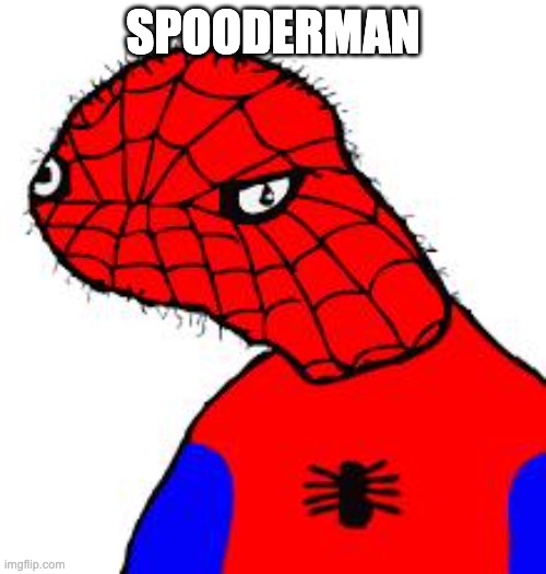 Spooderman | SPOODERMAN | image tagged in spooderman | made w/ Imgflip meme maker