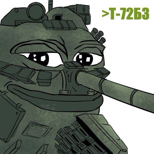 High Quality Pepe tank Blank Meme Template