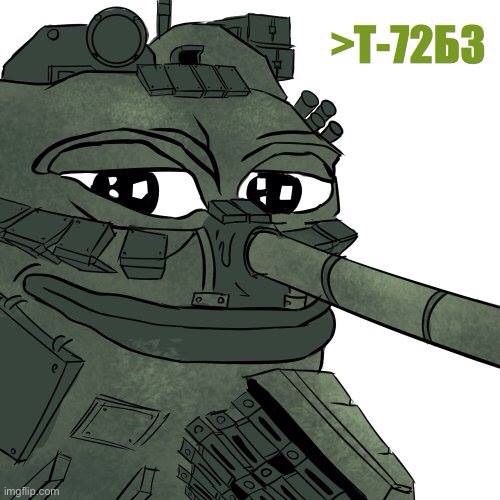 Pepe tank | image tagged in pepe tank,pepe the frog,pepe,tank,custom template,t-72b3 | made w/ Imgflip meme maker