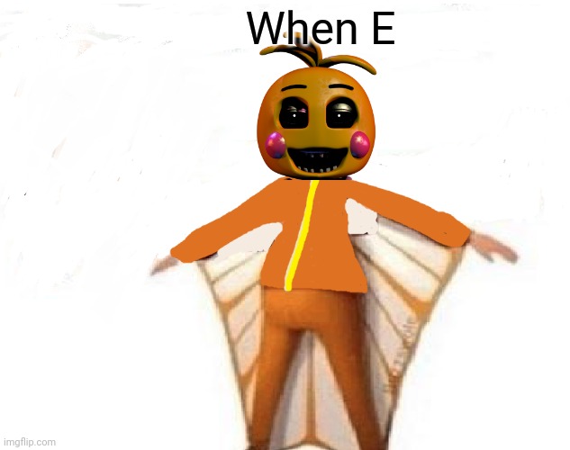 When E | image tagged in you just got vectored blank | made w/ Imgflip meme maker