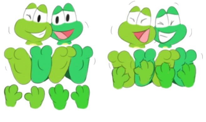 Frogs Tickled Blank Meme Template