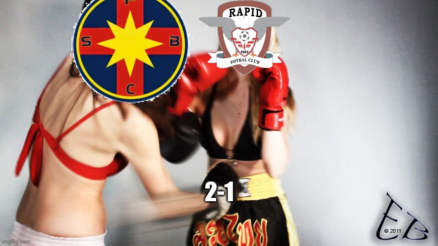 My Prediction for next Sunday's Rapid Bucuresti vs FCSB (Steaua) | 2-1 | image tagged in belly punch,rapid,fcsb,steaua,fotbal,memes | made w/ Imgflip meme maker