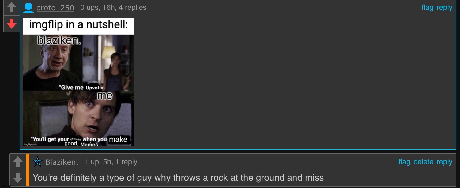 Nobody even asked for his comment to be posted | made w/ Imgflip meme maker