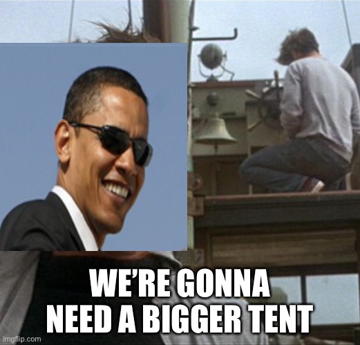 Martha’s Vineyard | WE’RE GONNA NEED A BIGGER TENT | image tagged in party time | made w/ Imgflip meme maker