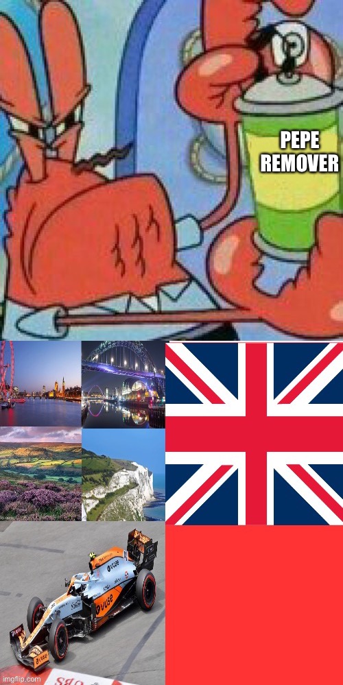 PEPE REMOVER | image tagged in mr krabs spray template,f1fan announcement template | made w/ Imgflip meme maker