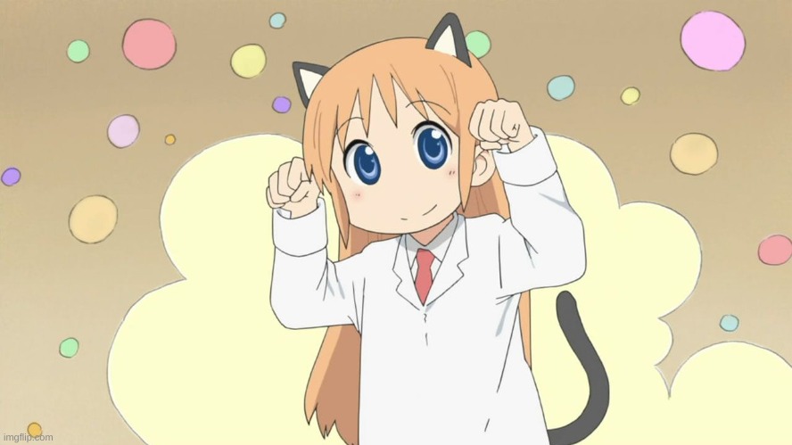 hakase da nya catgirl anime | image tagged in hakase da nya catgirl anime | made w/ Imgflip meme maker