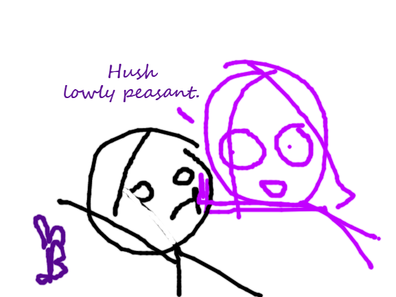 High Quality Hush lowly peasant Blank Meme Template