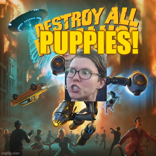 If liberals love killing and experimenting puppies, they'll love this game! | PUPPIES! | image tagged in liberals,puppies | made w/ Imgflip meme maker