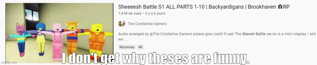 thats just random characters and a karen saying sheesh . | I don't get why theses are funny. | made w/ Imgflip meme maker