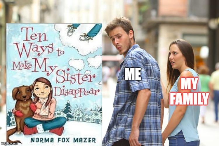 Distracted Boyfriend | ME; MY FAMILY | image tagged in memes,distracted boyfriend | made w/ Imgflip meme maker