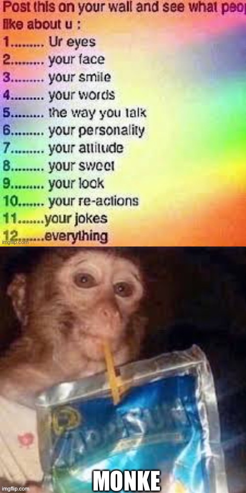 Ignore the monke | MONKE | made w/ Imgflip meme maker