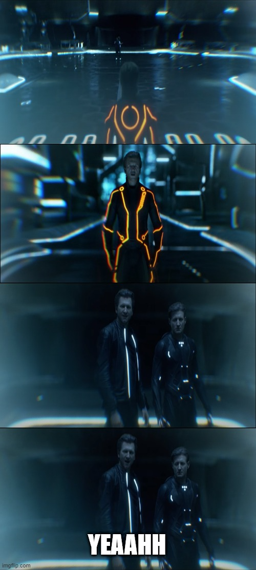 Tron Blank Meme Template