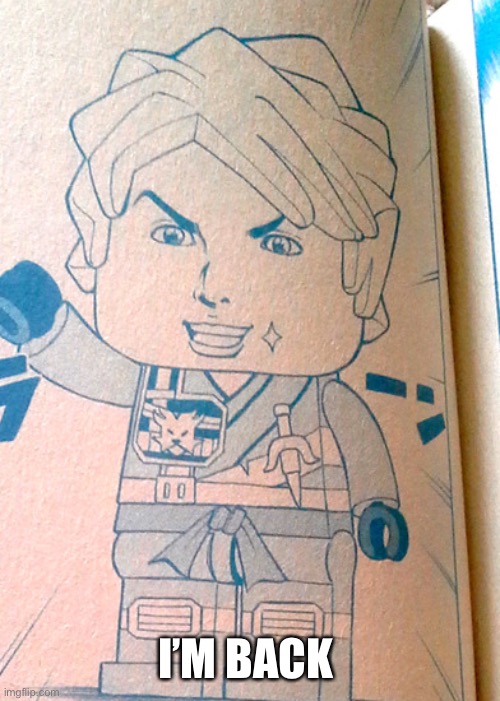 Jojo Lloyd | I’M BACK | image tagged in jojo lloyd | made w/ Imgflip meme maker