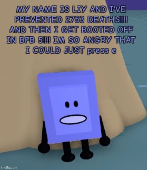 E | made w/ Imgflip meme maker