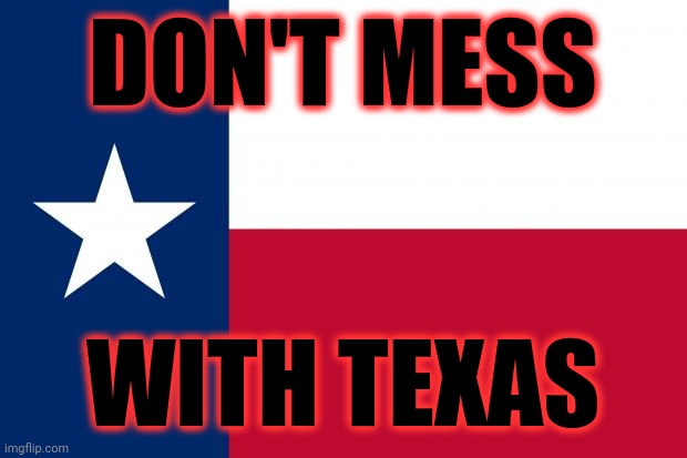 Because texas | DON'T MESS WITH TEXAS | image tagged in because texas | made w/ Imgflip meme maker