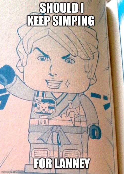 Jojo Lloyd | SHOULD I KEEP SIMPING; FOR LANNEY | image tagged in jojo lloyd | made w/ Imgflip meme maker