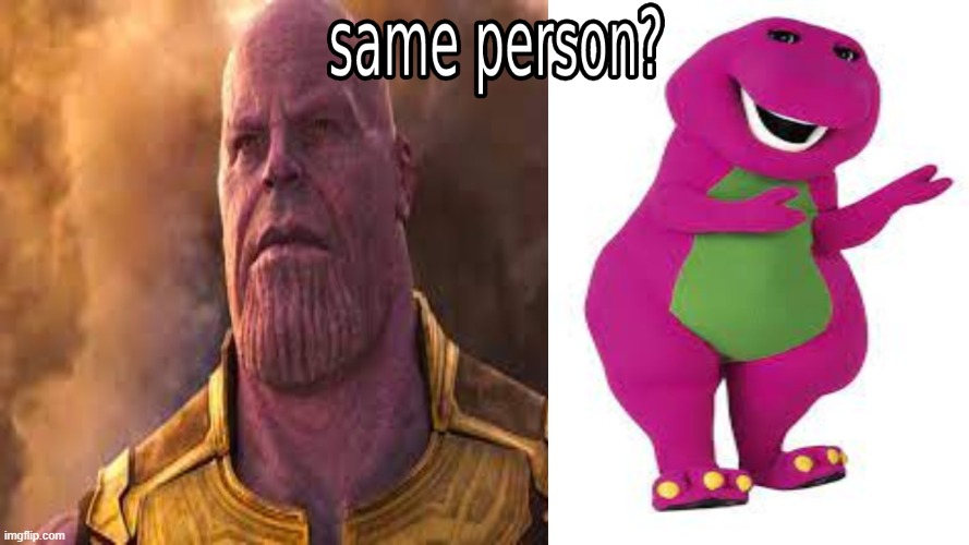 bristle skull | image tagged in thanos,barney,confused | made w/ Imgflip meme maker