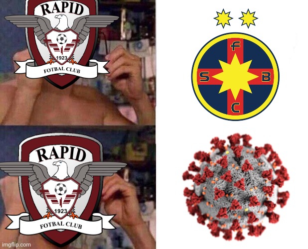 what Rapid Bucuresti fans think of FCSB (Steaua) before the clash on 15.08.2021 | image tagged in spiderman glasses,rapid,fcsb,steaua,coronavirus,covid-19 | made w/ Imgflip meme maker