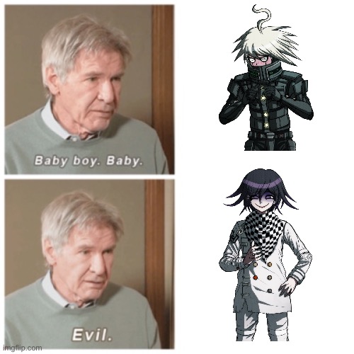 Baby boy. Baby. Evil. | image tagged in baby boy baby evil | made w/ Imgflip meme maker